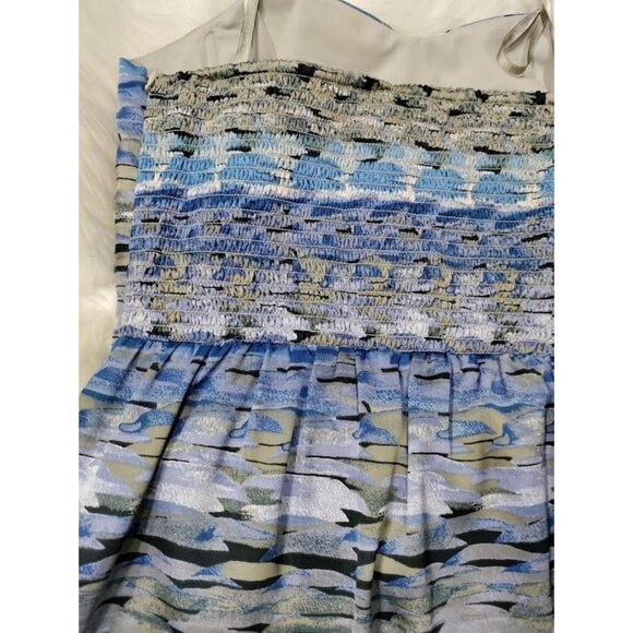 BCBGeneration Strapless Whimsy Weddingguest NYE Pleated Mini Dress Womens M - Picture 10 of 12